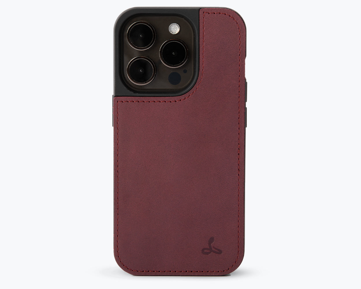 Vintage Leather Back Case - Apple iPhone 15 Pro