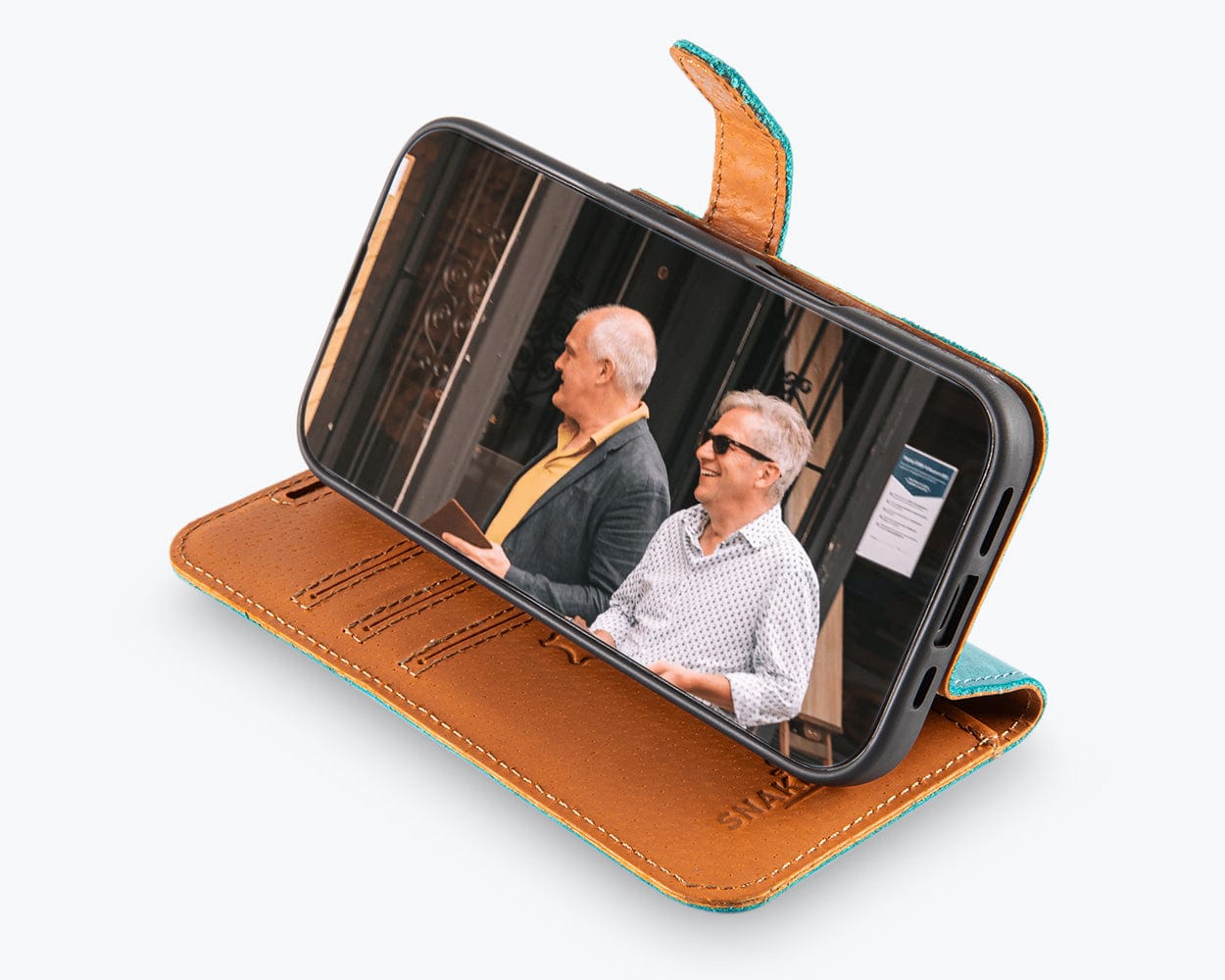 Apple Iphone 16 Vintage Leather Wallet - Snakehive UK