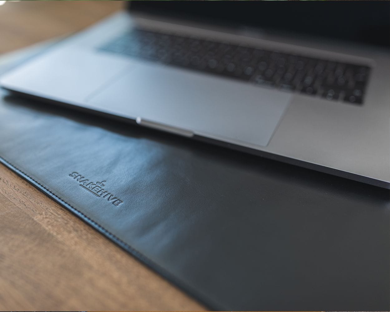 Metro Leather Desk Mat Medium - Snakehive UK