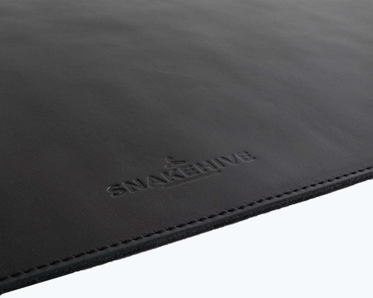 Metro Leather Desk Mat Medium - Snakehive UK