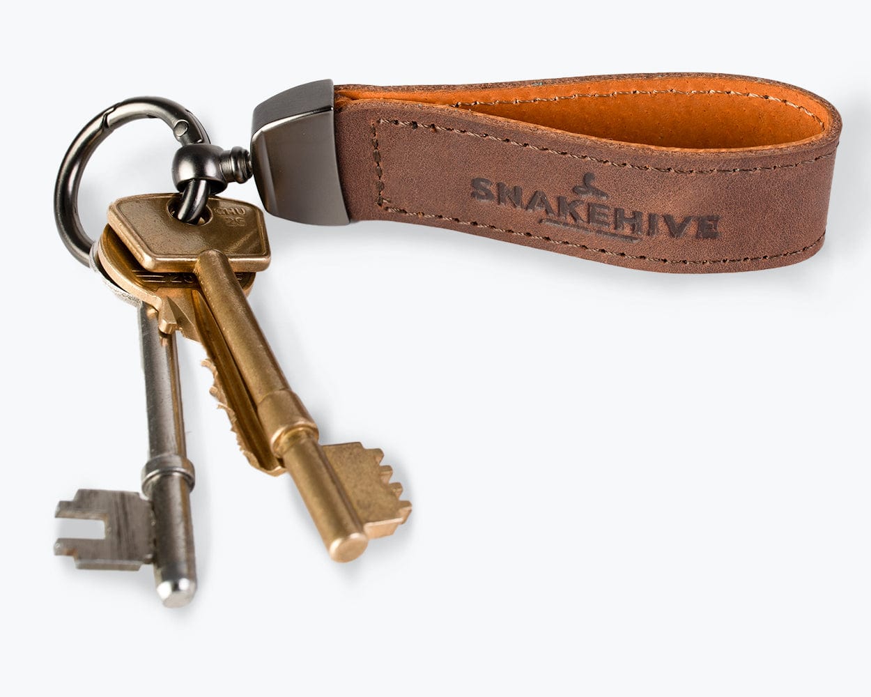 Vintage Leather Key Loop - Snakehive UK