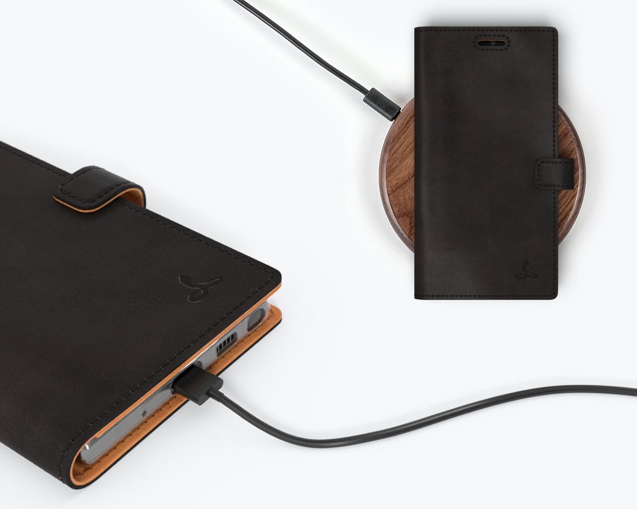 Samsung Galaxy Note 10 - Vintage Leather Wallet (Almost Perfect) Plum Samsung Galaxy Note 10 - Snakehive UK