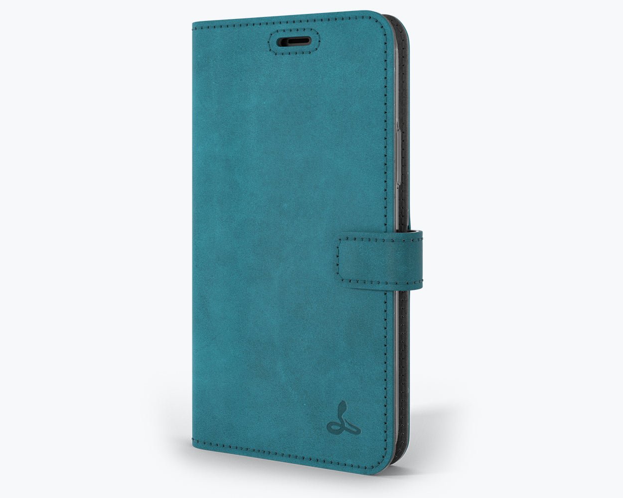 Apple iPhone 11 Pro Max - Vintage Leather Wallet (Almost Perfect) Teal Apple iPhone 11 Pro Max - Snakehive UK