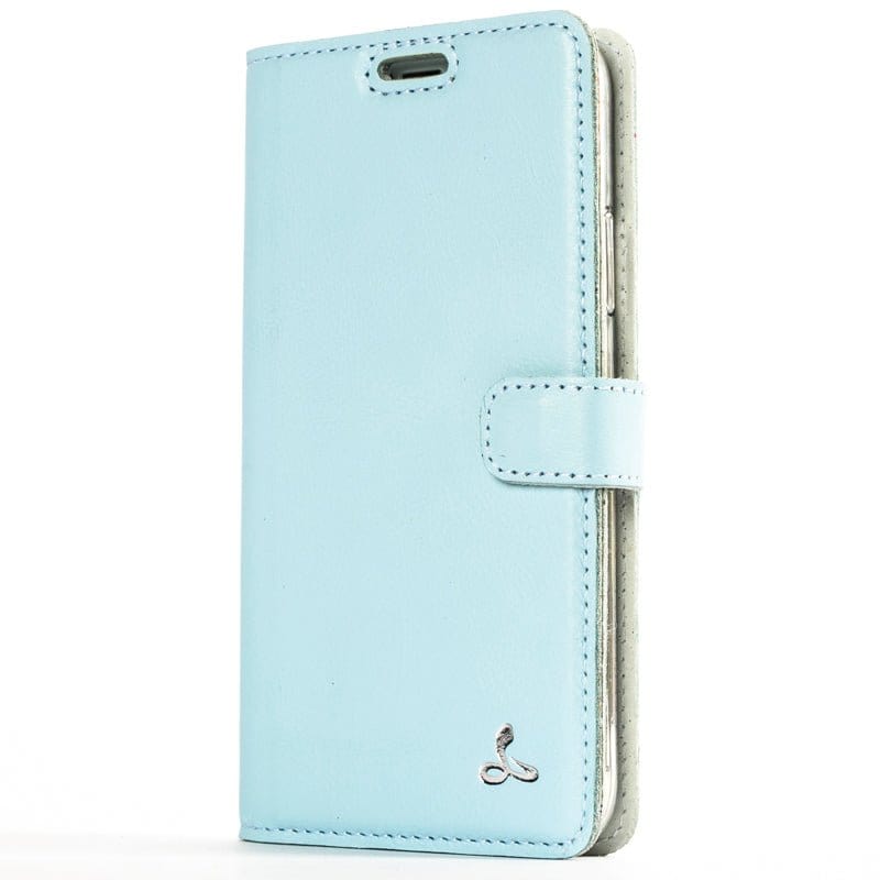 Pastel Leather Wallet - Apple iPhone XS Max Mint Green Apple iPhone XS Max - Snakehive UK