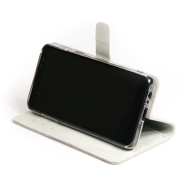 Pastel Leather Wallet - Samsung Galaxy A8 Plus (2018) Blush Samsung Galaxy A8Plus (2018) - Snakehive UK