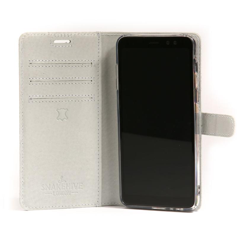 Pastel Leather Wallet - Samsung Galaxy A8 Plus (2018) Blush Samsung Galaxy A8Plus (2018) - Snakehive UK
