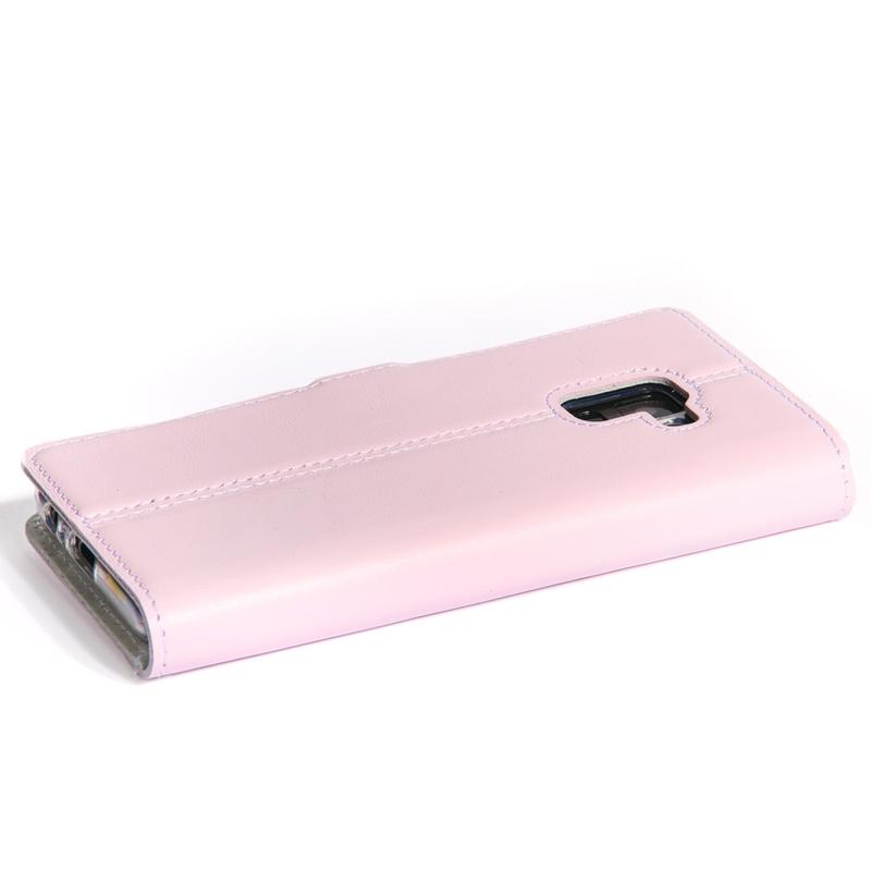 Pastel Leather Wallet - Samsung Galaxy A8 Plus (2018) Blush Samsung Galaxy A8Plus (2018) - Snakehive UK