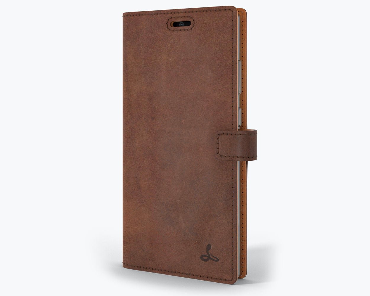 Samsung Galaxy Note 20 - Vintage Leather Wallet Chestnut Brown Samsung Galaxy Note 20 - Snakehive UK