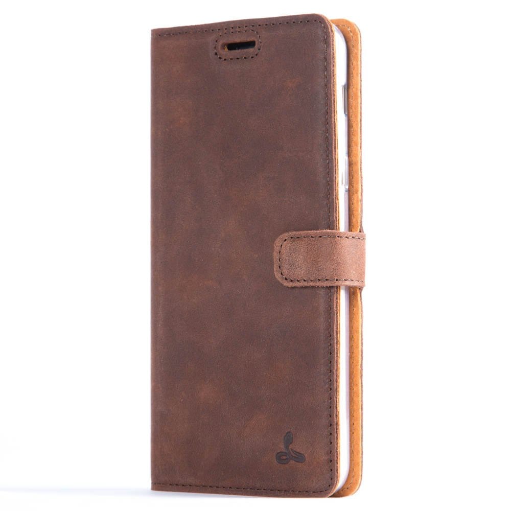Vintage Leather Wallet Case for Samsung Galaxy A6 Plus (2018)