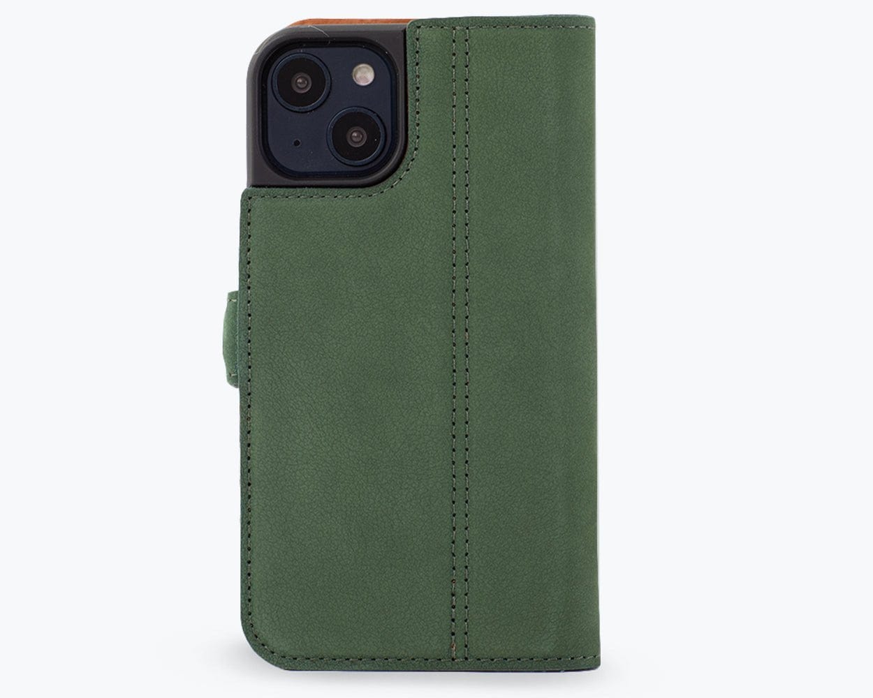 Apple iPhone 14 - Vintage Leather Wallet (Side Clasp) Black Apple iPhone 14 - Snakehive UK