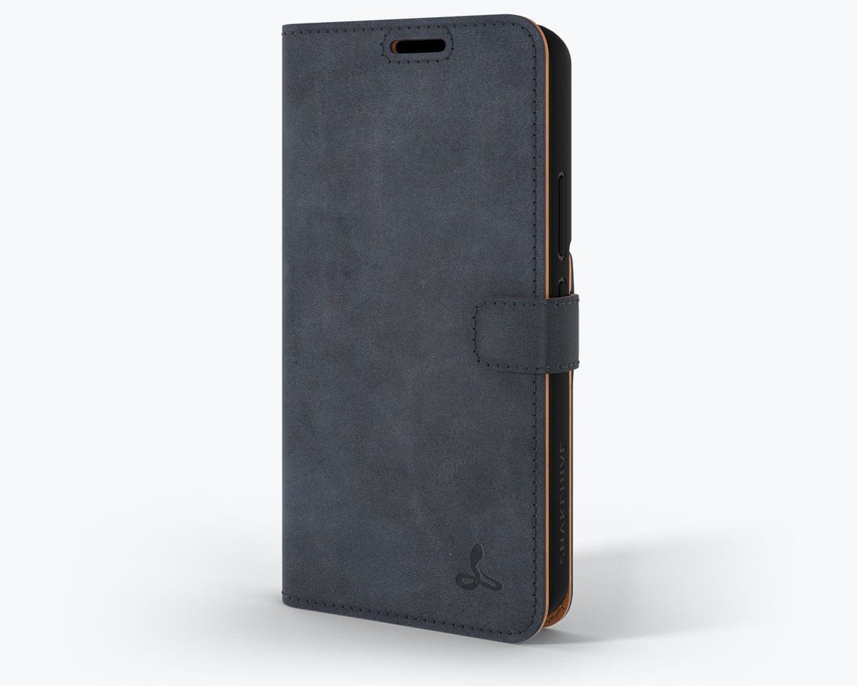 Samsung Galaxy S22 Plus - Vintage Leather Wallet (Almost Perfect) Navy Samsung Galaxy S22 Plus - Snakehive UK