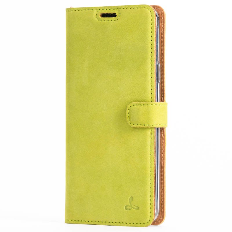 Vintage Leather Wallet - Samsung Galaxy S9 Plus (Almost Perfect) Moss Green Samsung Galaxy S9 Plus - Snakehive UK