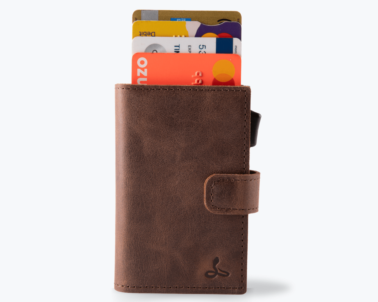 Vintage Leather Smart Rfid Wallet 1 - Snakehive UK