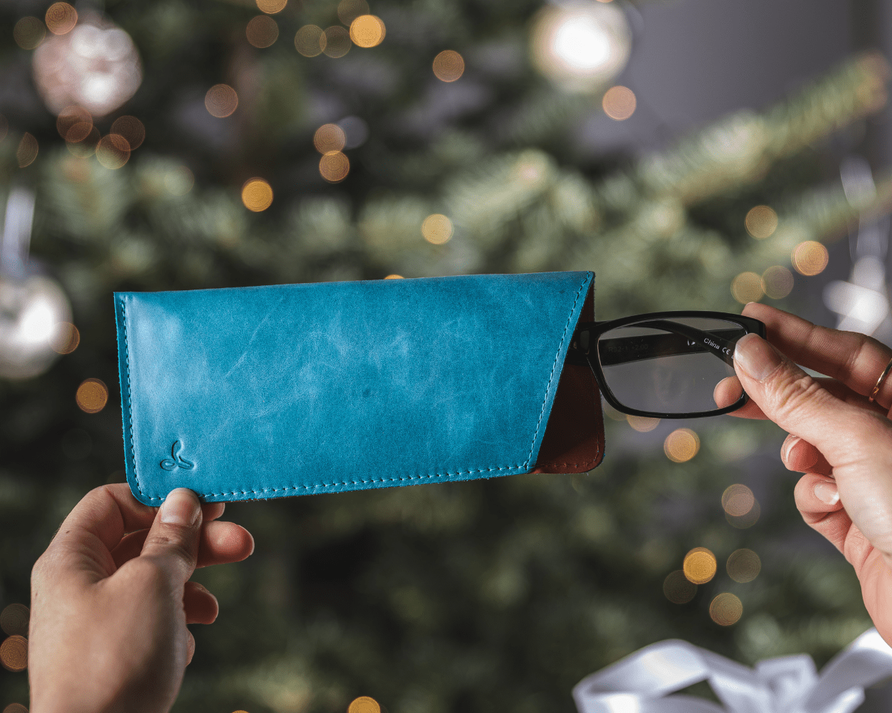Vintage Leather Glasses Sleeve