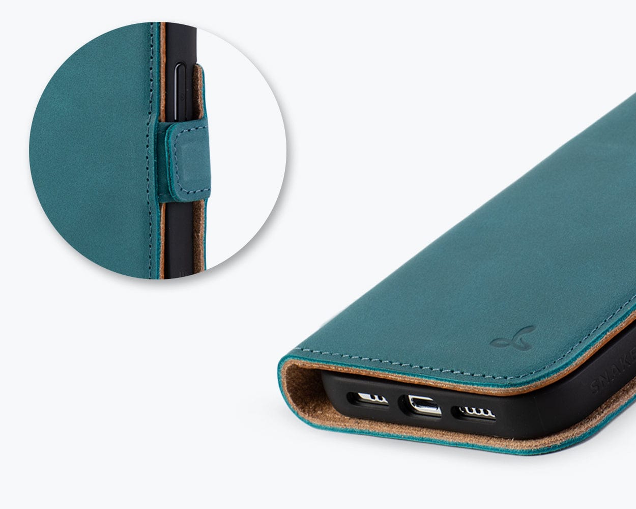 Vintage Leather Wallet Apple Iphone 14 Pro - Snakehive UK
