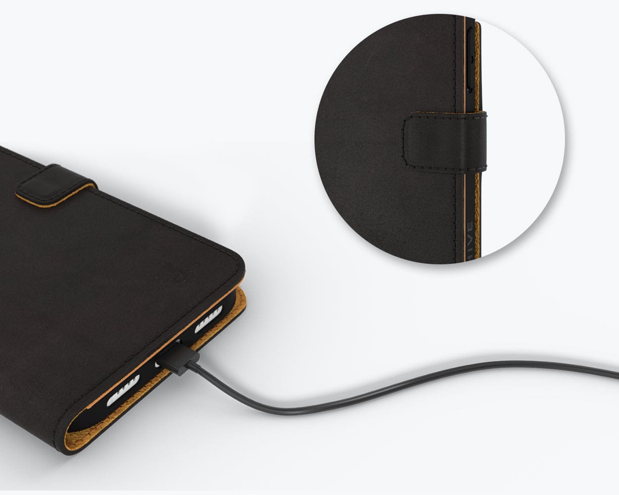 Copy Of Apple Iphone 14 Pro Max Vintage Leather Wallet - Snakehive UK
