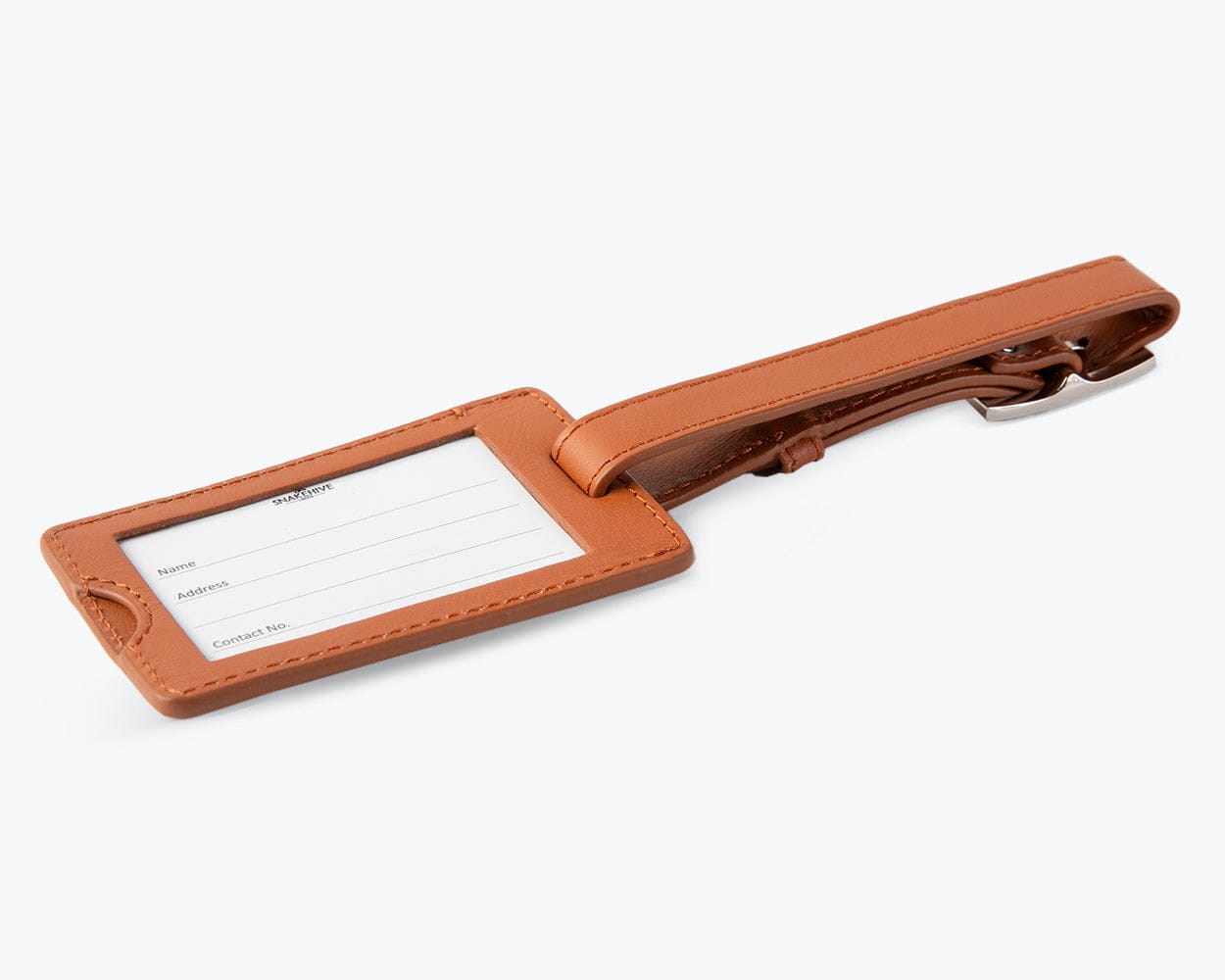 Leather Luggage Tag The Essential Collection - Snakehive UK