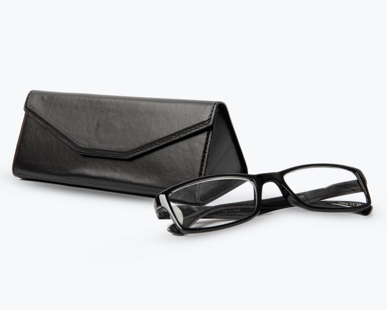 Metro Foldable Leather Glasses Case