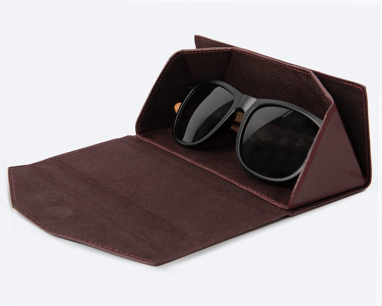 Metro Foldable Leather Glasses Case