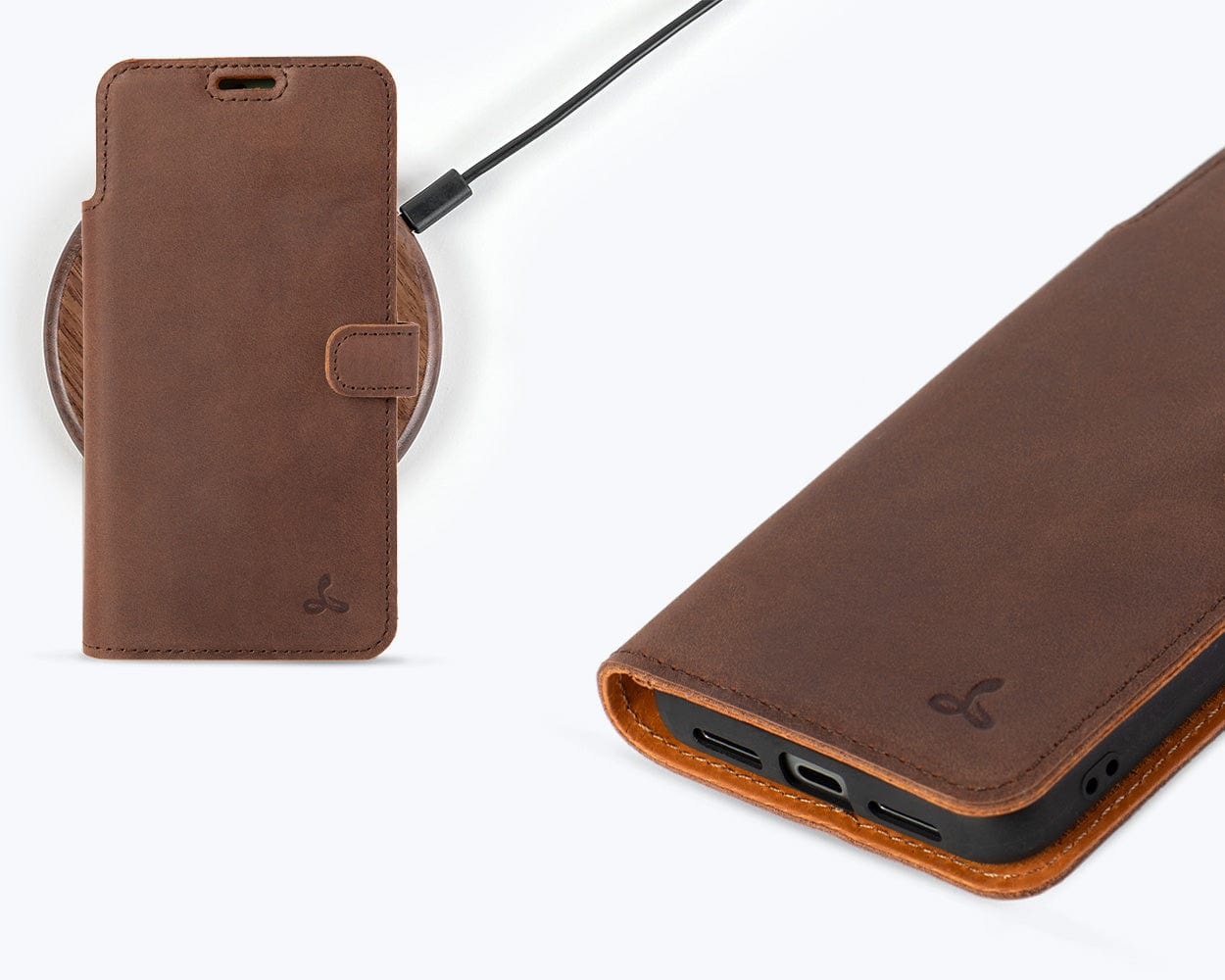 Google Pixel 8 Vintage Leather Wallet - Snakehive UK