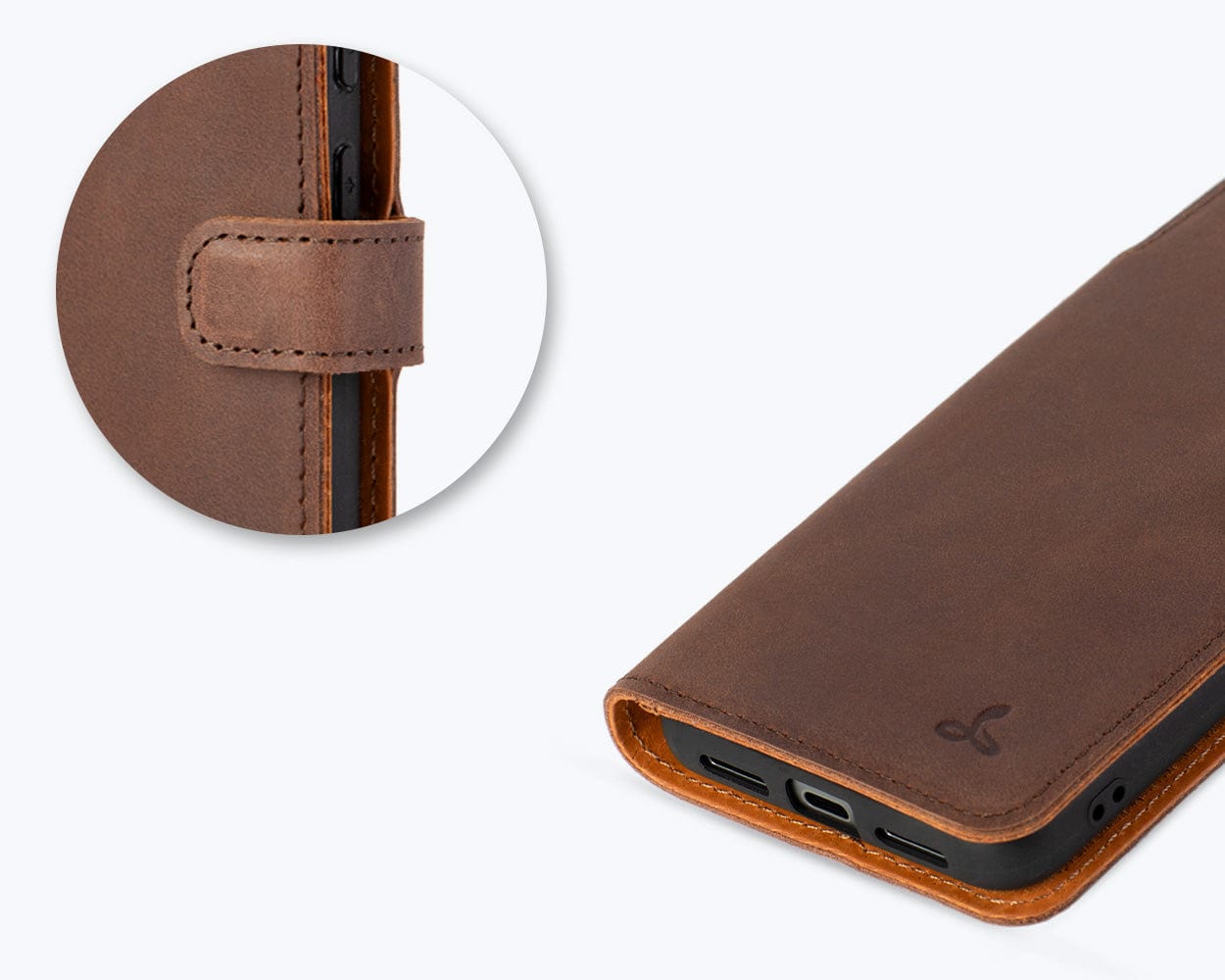 Google Pixel 8 Vintage Leather Wallet - Snakehive UK