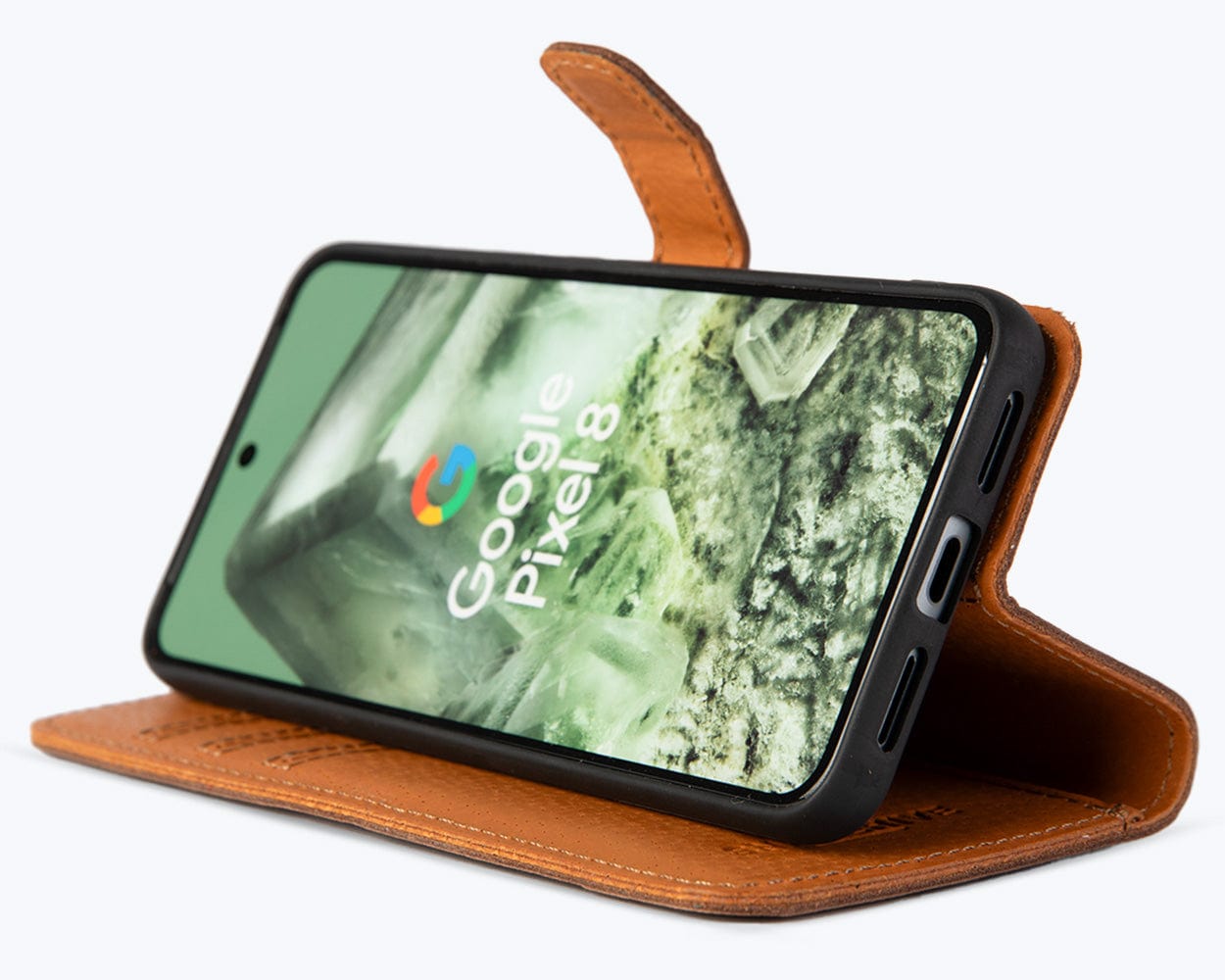 Google Pixel 8 Vintage Leather Wallet - Snakehive UK