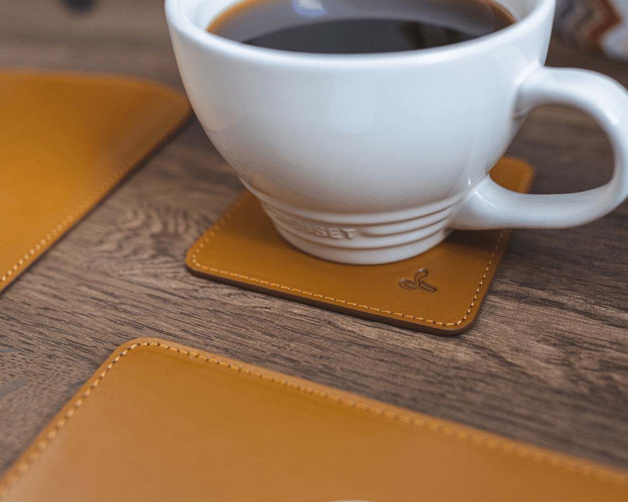 Metro Leather Coaster - Snakehive UK