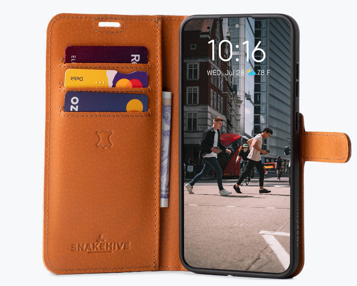 Samsung Galaxy S24 - Vintage Leather Wallet