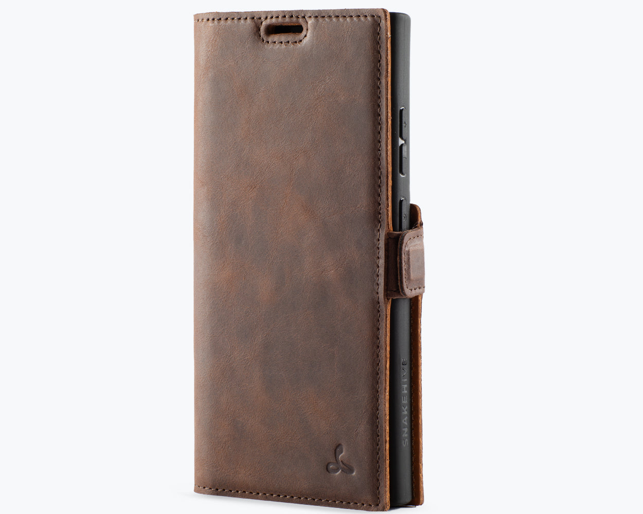 Samsung Galaxy S24 Ultra - Vintage Leather Wallet (Side Clasp)