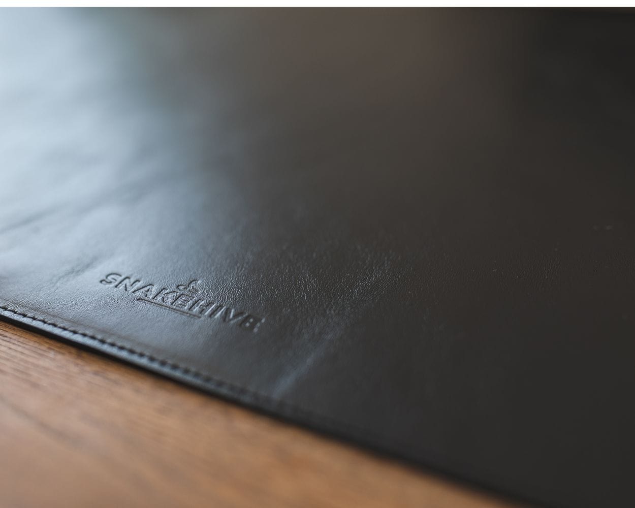 Metro Leather Desk Mat Large - Snakehive UK
