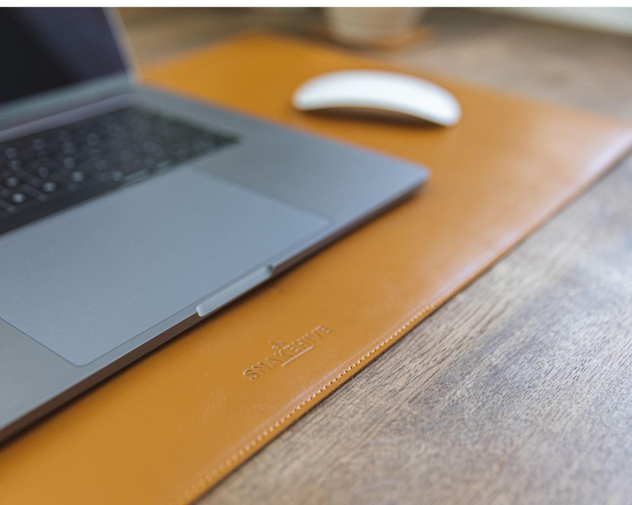 Metro Leather Desk Mat Large - Snakehive UK