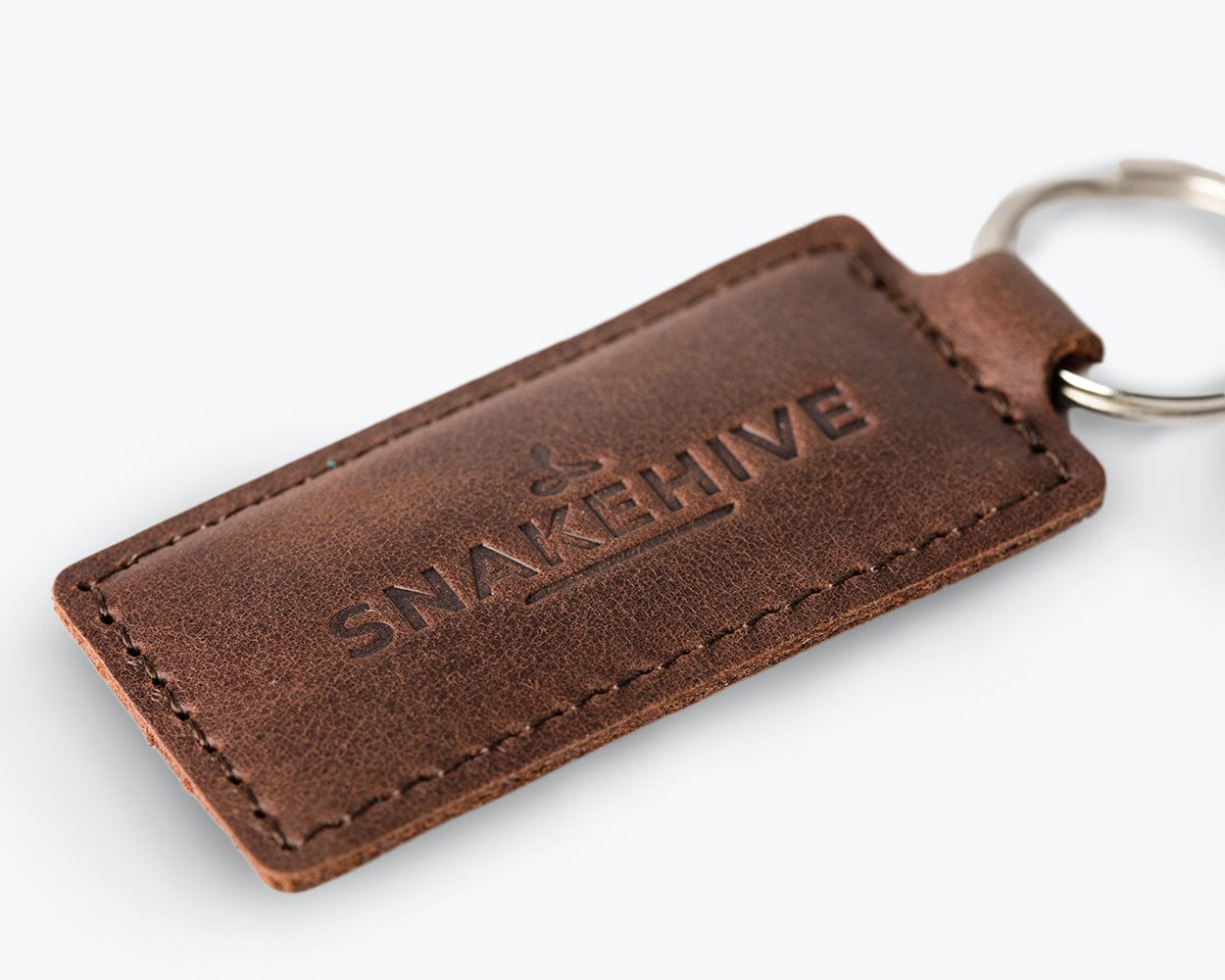 Vintage Leather Key Ring