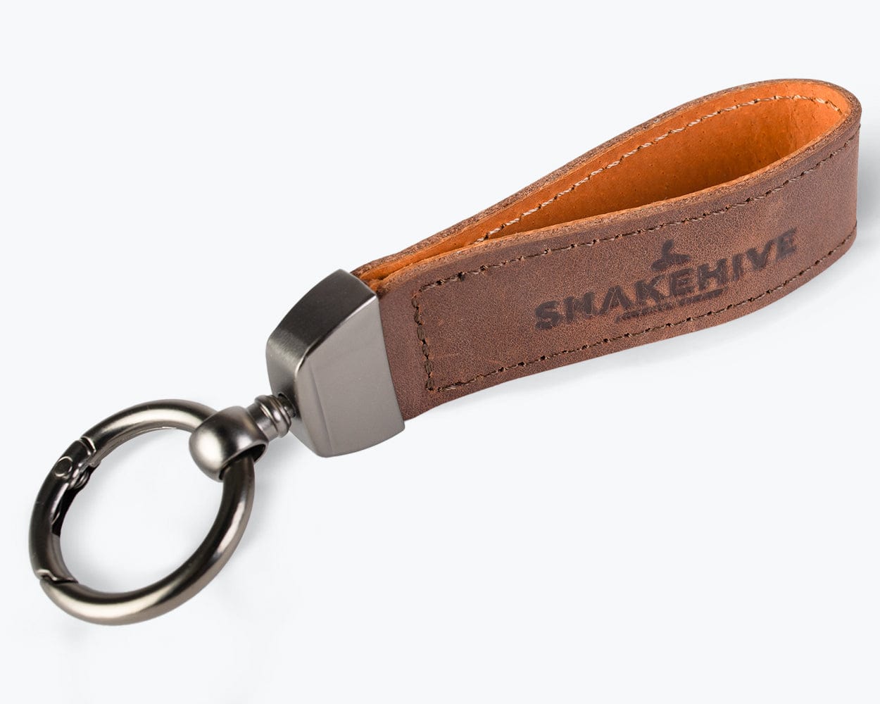 Vintage Leather Key Loop