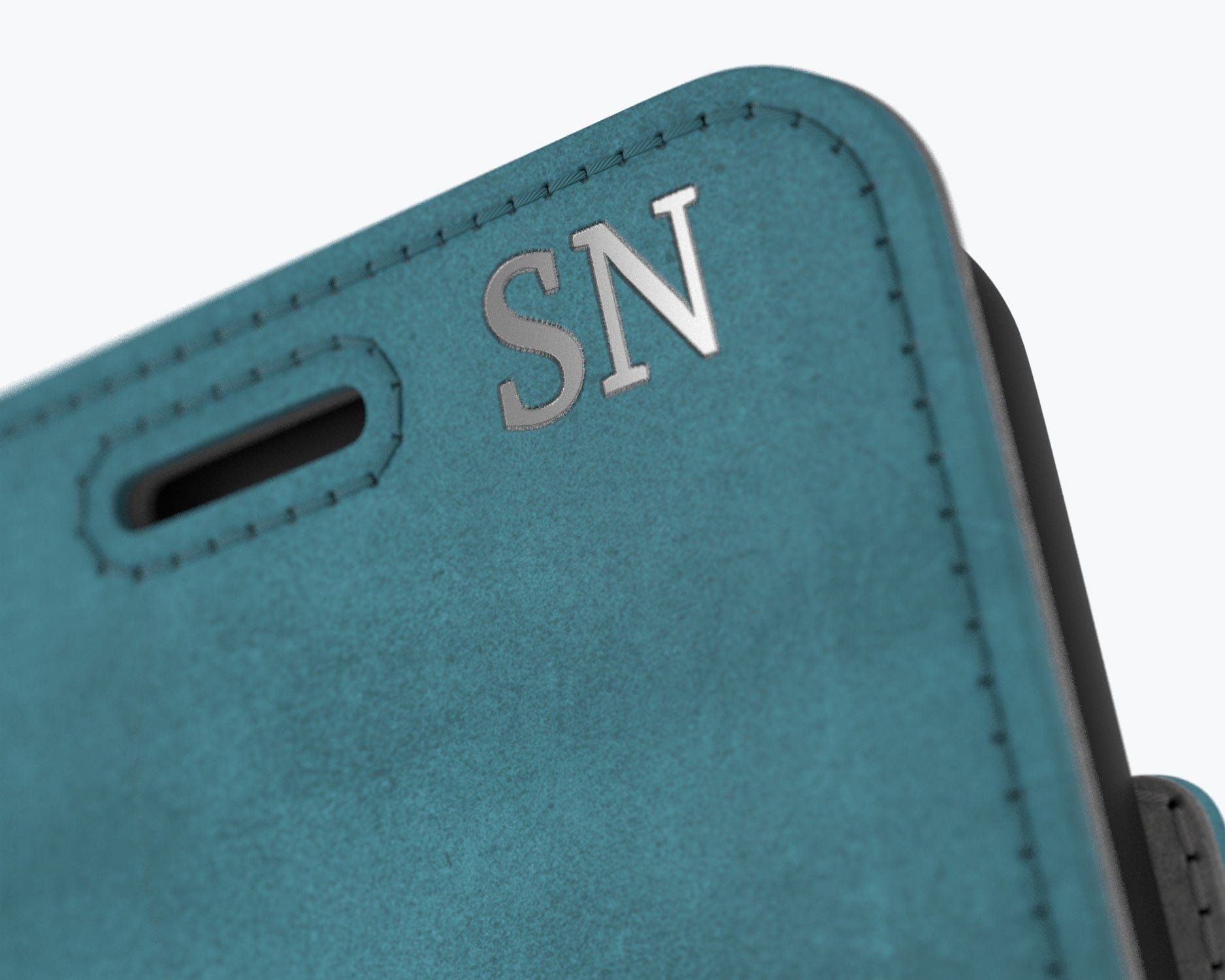 Apple iPhone 13 - Vintage Leather Wallet Teal Apple iPhone 13 - Snakehive UK