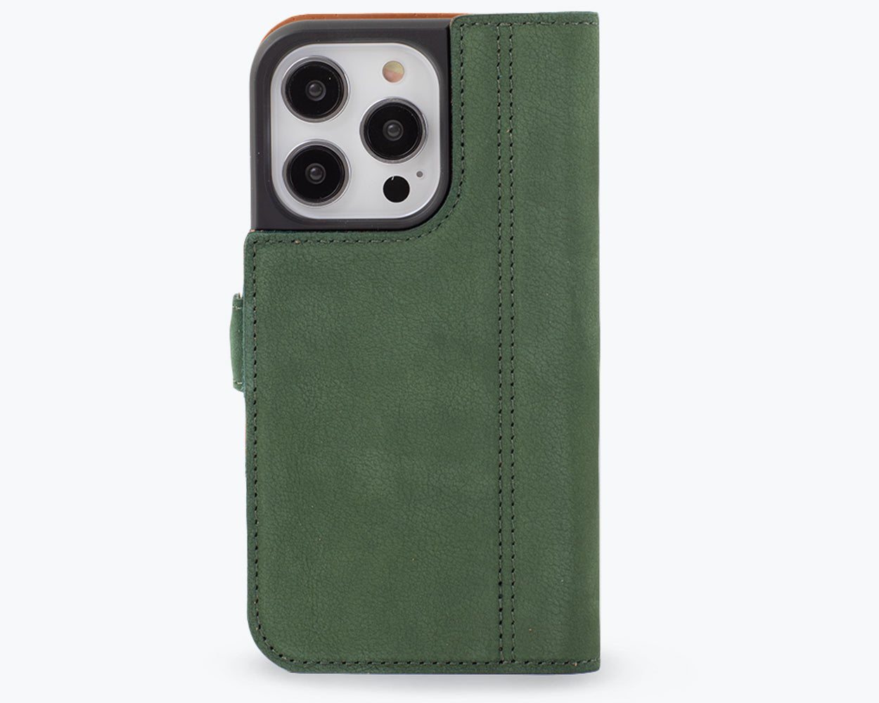 Apple iPhone 15 Pro - Vintage Leather Wallet (Side Clasp) Teal Apple iPhone 15 Pro - Snakehive UK