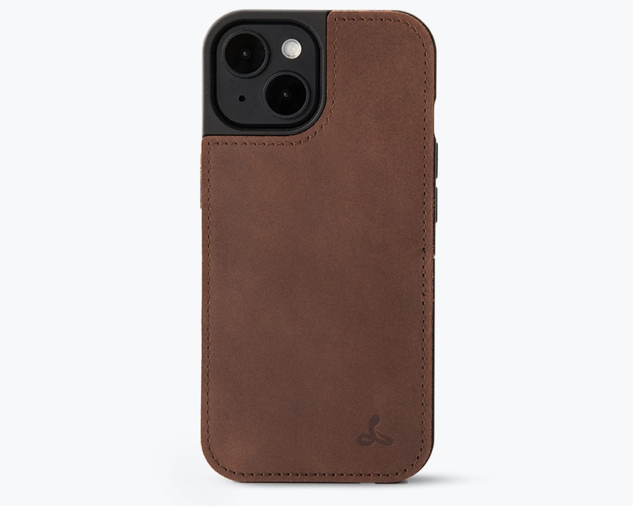 Vintage Leather Back Case Apple Iphone 15 - Snakehive UK