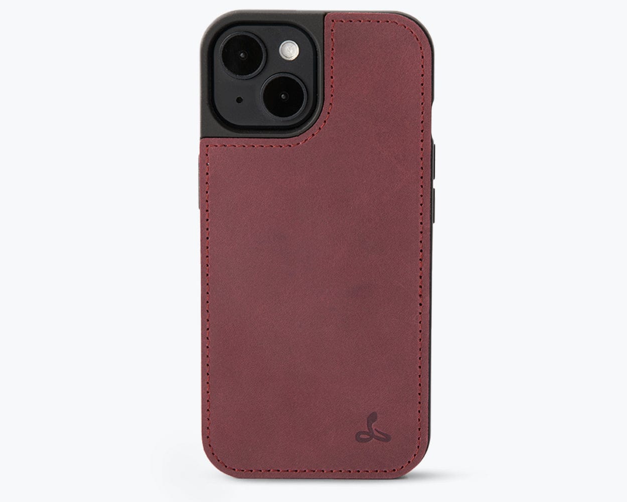 Vintage Leather Back Case Apple Iphone 15 - Snakehive UK