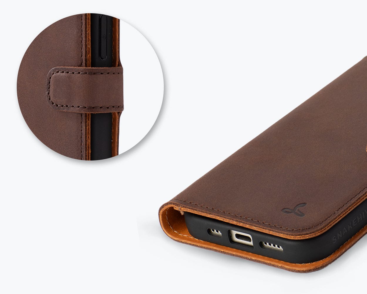Apple Iphone 16 Plus Vintage Leather Wallet - Snakehive UK