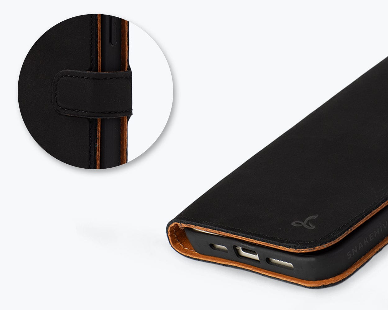 Apple iPhone 15 Plus - Vintage Leather Wallet