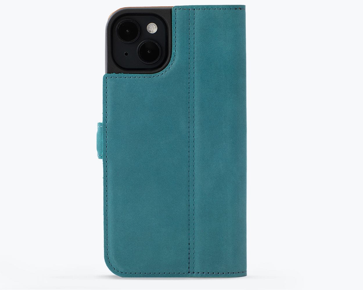Apple Iphone 15 Plus Vintage Leather Wallet Slim Clasp - Snakehive UK