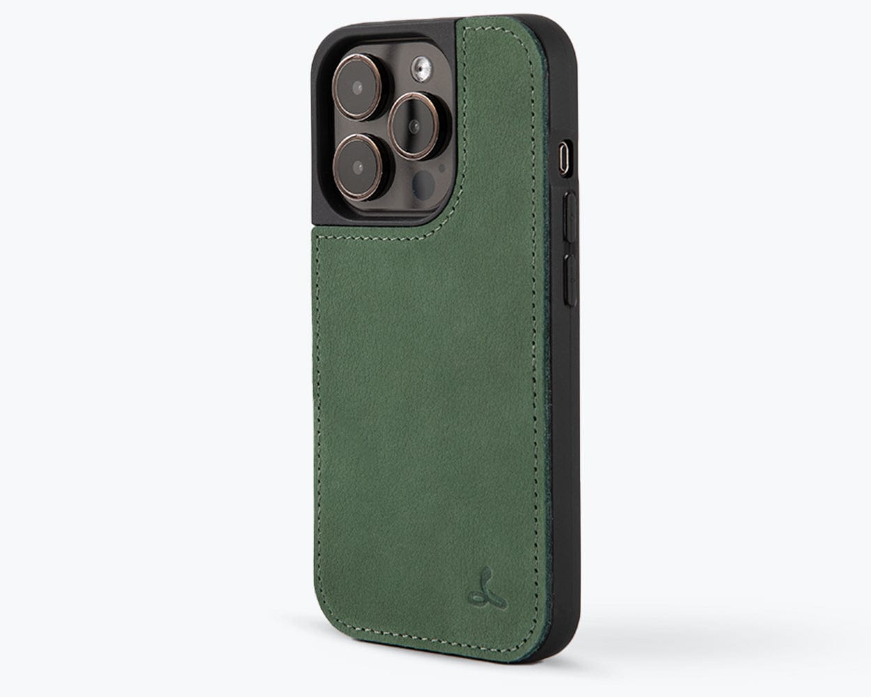 Vintage Leather Back Case - Apple iPhone 15 Pro