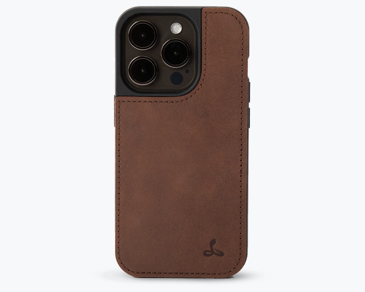 Vintage Leather Back Case - Apple iPhone 15 Pro