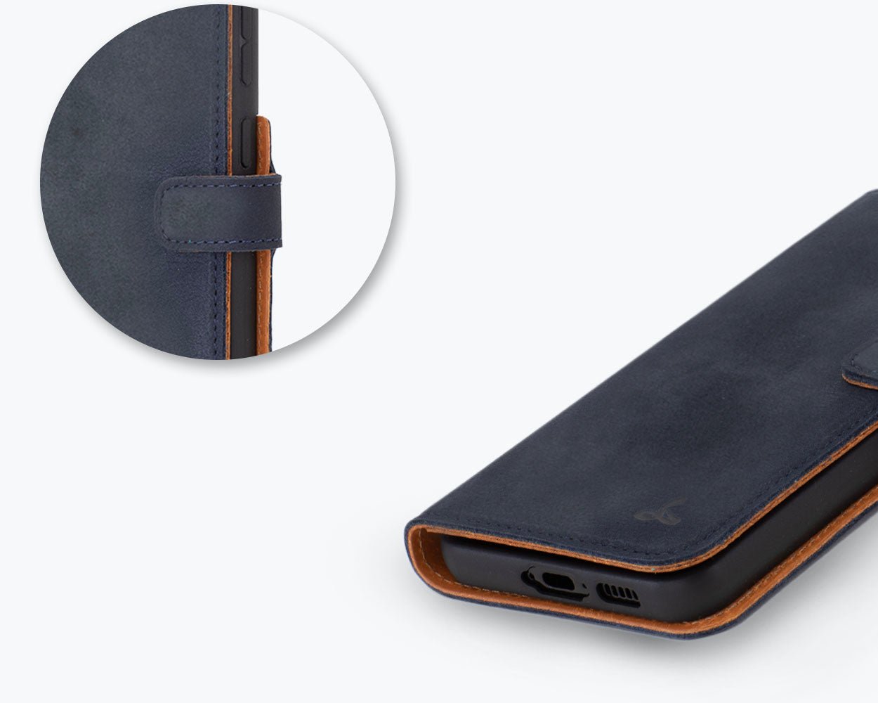 Samsung Galaxy S23 Plus - Vintage Leather Wallet Black Samsung Galaxy S23 Plus - Snakehive UK