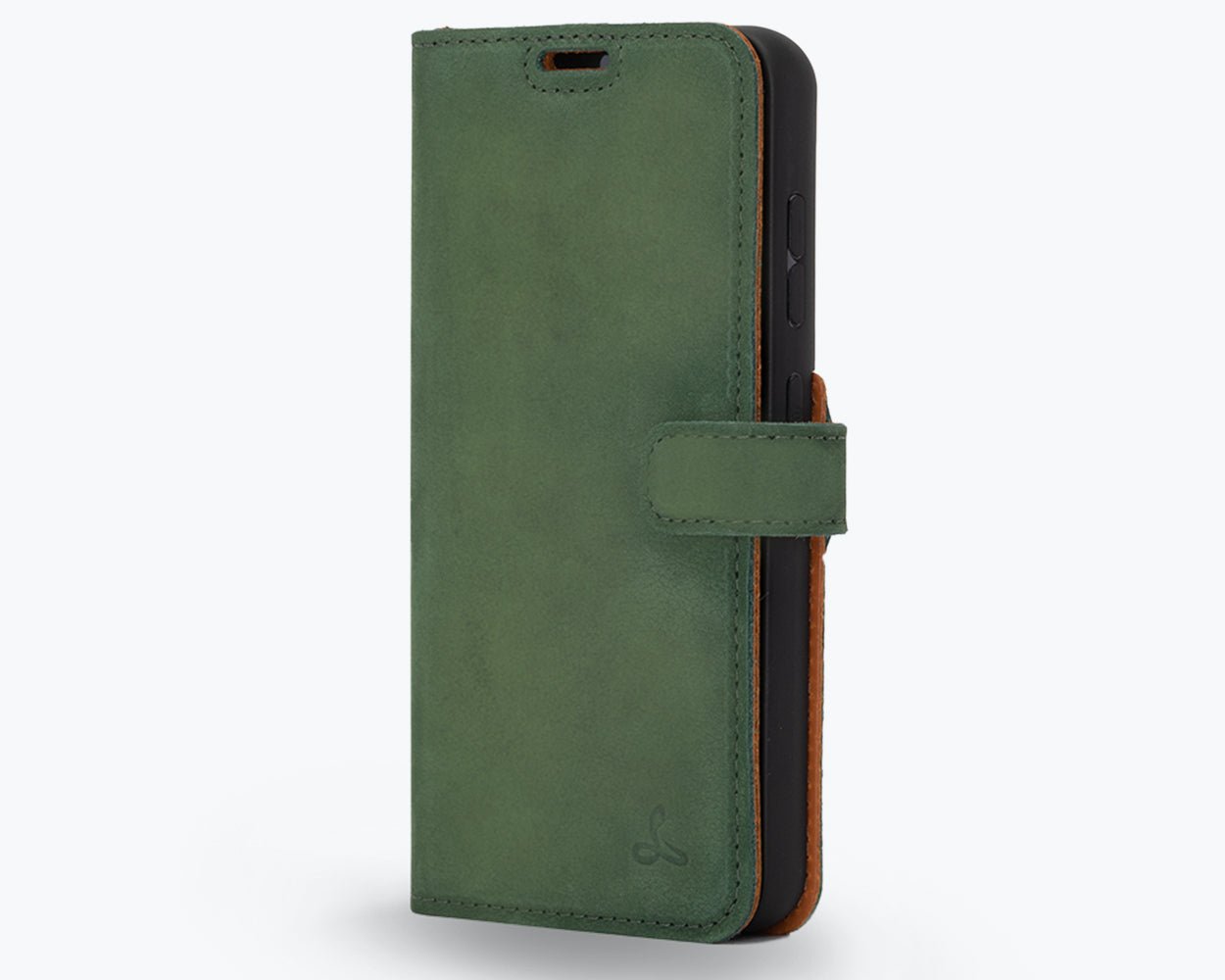 Samsung Galaxy S23 - Vintage Leather Wallet Bottle Green Samsung Galaxy S23 - Snakehive UK