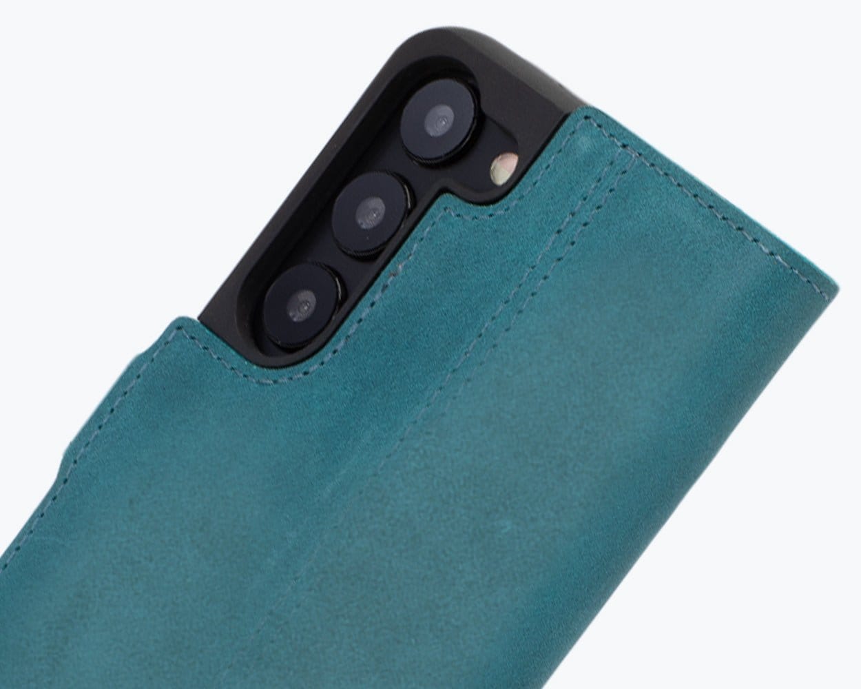 Samsung Galaxy S23 - Vintage Leather Wallet Teal Samsung Galaxy S23 - Snakehive UK