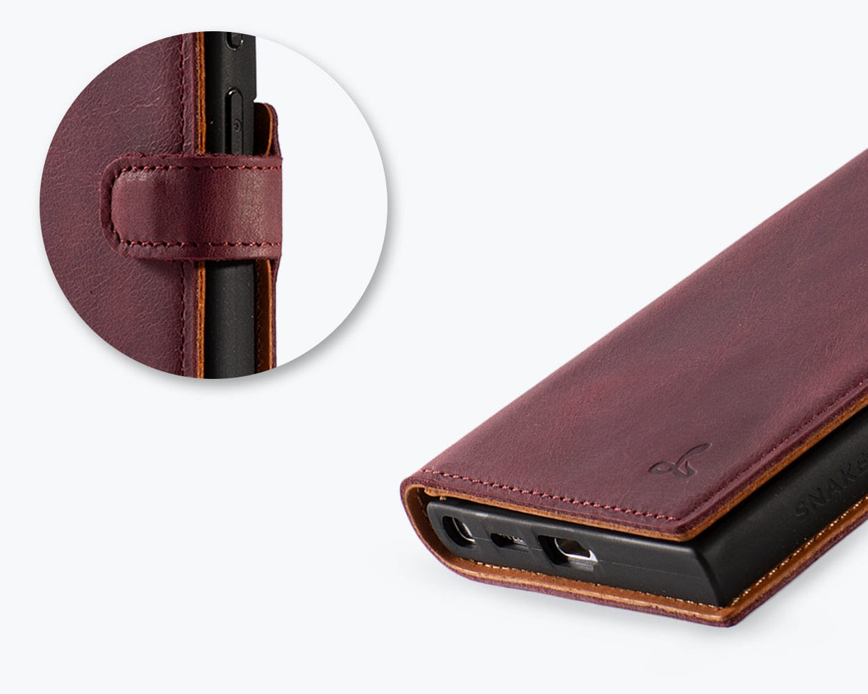 Samsung Galaxy S24 Ultra Vintage Leather Wallet - Snakehive UK