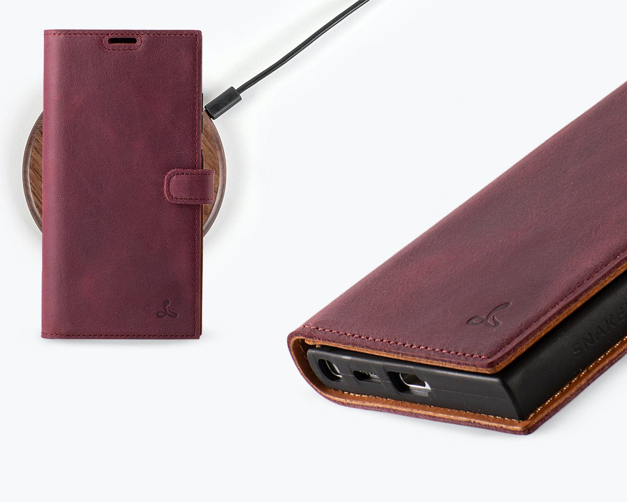 Samsung Galaxy S24 Ultra Vintage Leather Wallet - Snakehive UK