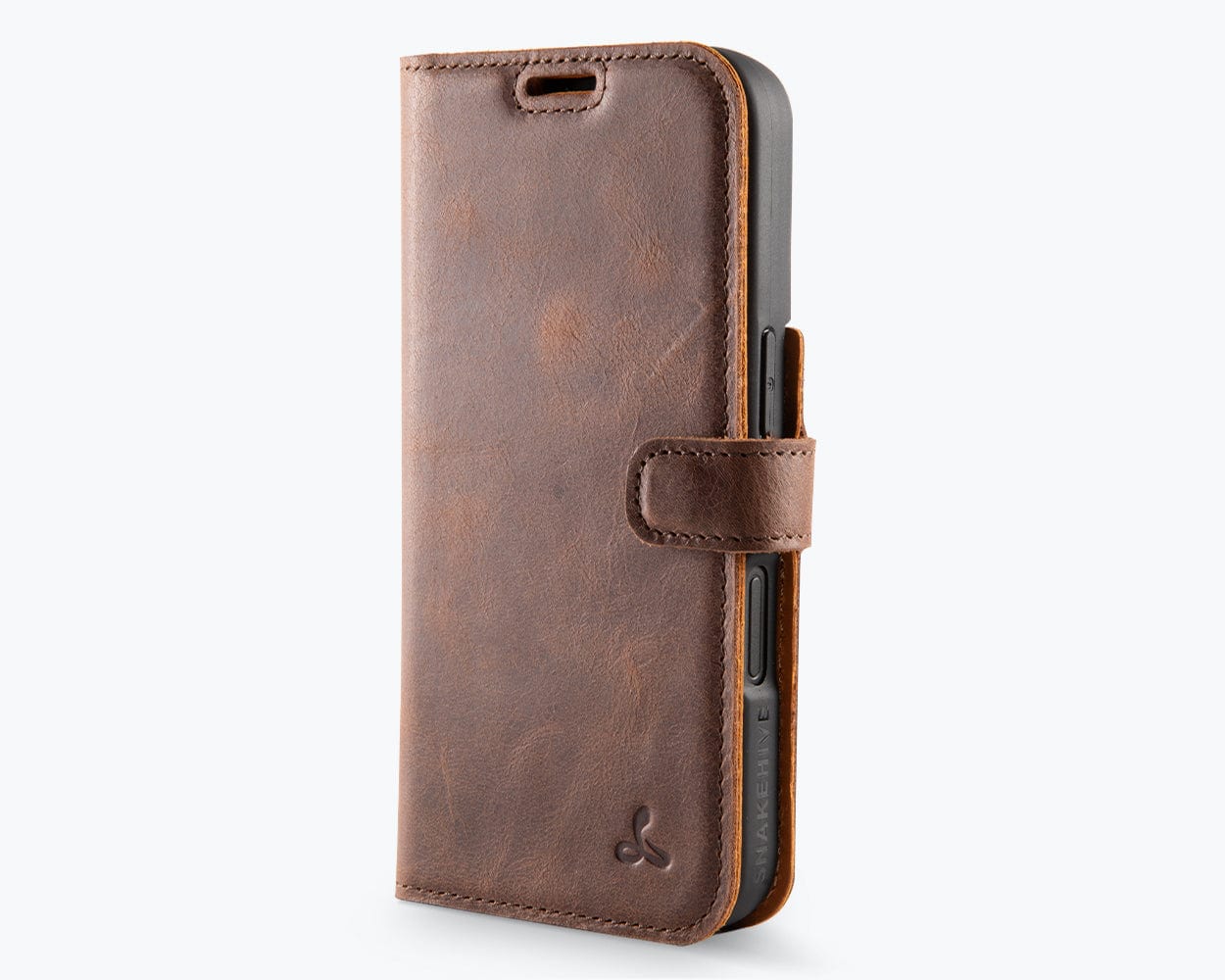 Apple Iphone 16 Vintage Leather Wallet - Snakehive UK