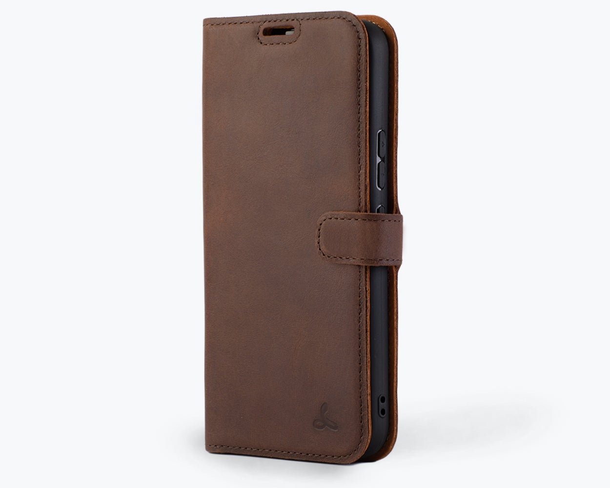 Vintage Leather Wallet - Samsung Galaxy A54 Chestnut Brown Samsung Galaxy A54 - Snakehive UK