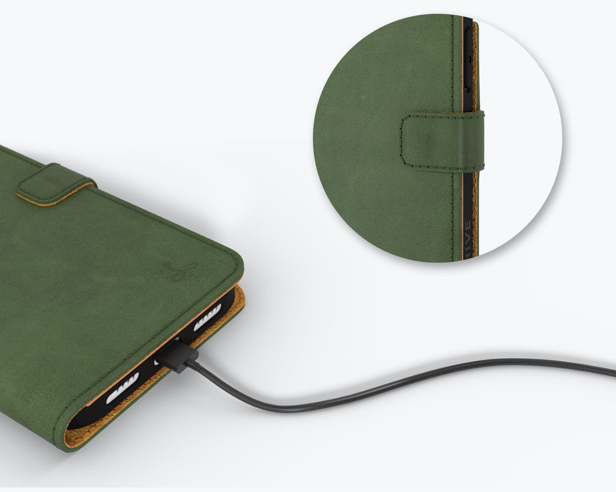 Vintage Leather Wallet Apple Iphone 14 Pro - Snakehive UK